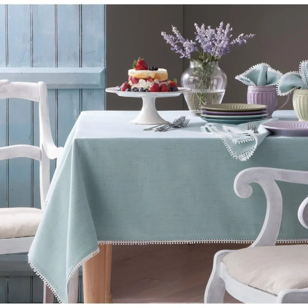 NEW Lenox French Perle Tablecloth with Storage Bag 60